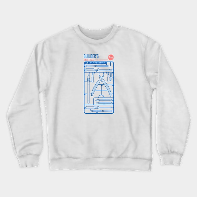 Builder's Basic Tools Crewneck Sweatshirt by FunkyHusky